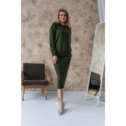 Джемпер в'язаний Katrin new Art Knit олива - Фото №3