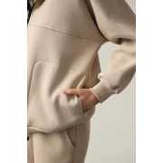 Жіночий костюм 24019 кофта і штани German Volf бежевий - Фото №7