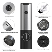 Млин для спецій Zira Ringel RG-5121-01 - Фото №3