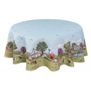 Скатертина гобеленова кругла LiMaSo Round1176 - Фото №5
