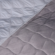 Покрывало 5051 Velor charm Light gray MirSon - Фото №3