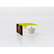 Чавунна каструля 20см 2.3л Tierra cream 830041 NOIS - Фото №11