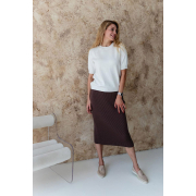 Спідниця в'язана Katrin new Art Knit шоколад - Фото №3