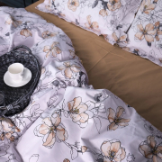 Постельное белье 00-2 Beige Flowers поплин MirSon - Фото №5