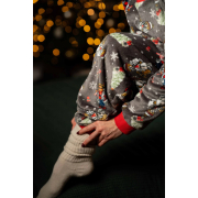 Костюм домашній жіночий велсофт German Volf 25143 комбінований - Фото №5