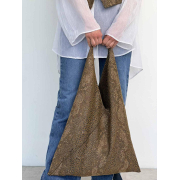 Сумка-шопер Python Art Knit рыжий - Фото №4