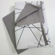 Комплект постільної білизни Selena Танго ліній поплін 420103 - Фото №4