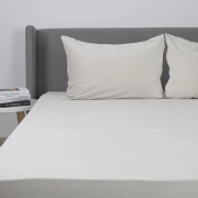 Простирадло велюрове на гумці Velour ТЕП світло-сіре - Фото №4