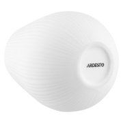 Ваза порцелянова 12.5х14 см Olbia Ardesto AR3807W біла - Фото №3