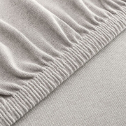 Простирадло трикотажне на гумці Ideia сірий беж - Фото №7