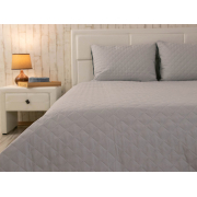 Покривало декоративне двостороннє Velour Dark grey Ромб Руно - Фото №6