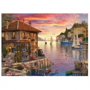 Пазл Середземноморська гавань. Домінік Девісон, 1000 елементів Eurographics 6000-0962 - Фото №3