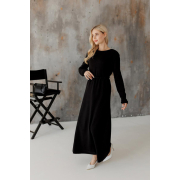 Сукня в'язана Ніколь максі Art Knit чорна - Фото №3