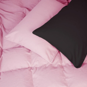 Наволочка 002-008 Black Pink фланель MirSon - Фото №4