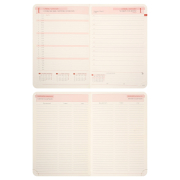 Щоденник датований А5 368 стор Boss Leo Planner 252636 червоний - Фото №8