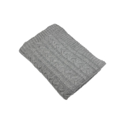 Плед в'язаний Hit Kosa-01 Прованс сірий - Фото №4