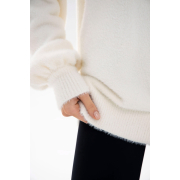 Светр в'язаний Dakota Coconut German Volf 25122 білий - Фото №4