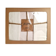 Комплект постільної білизни SoundSleep Stonewash Doble Pink Milk рожево-молочний - Фото №5