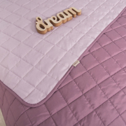 Покривало стьобане двостороннє Вілюта Дует пудровая троянда - Фото №3