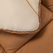 Ковдра зимова антиалергенна Alaska microfiber ТЕП бежевий комбінований - Фото №5