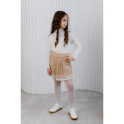 Юбка для девочки Герда Art Knit бежевый - Фото №3