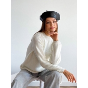 Джемпер в'язаний Cotton кремовий Art Knit Прованс - Фото №3