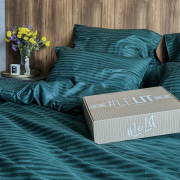 Постельное белье Lelit SS-3004 сатин-страйп зеленый - Фото №6