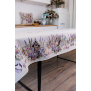 Скатертина гобеленова Лавандовий садочок Прованс - Фото №6