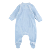 Комбінезон для хлопчика КБ220 велюр Bembi 406-блакитний-вишивка - Фото №3