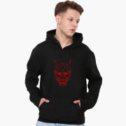 Худи мужской Devil MobiPrint 9225-1968 черный - Фото №3