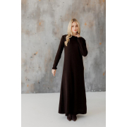 Сукня в'язана Ніколь максі Art Knit шоколадний - Фото №3