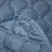 Покривало Ромб круглий Velour ТЕП темно-синій - Фото №7