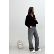 Кардиган в'язаний жіночий Grace Art Knit чорний - Фото №4