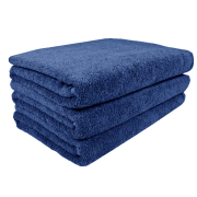 Рушник махровий Inspire SoundSleep Туреччина темно-синій 500г - Фото №3