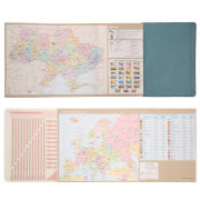 Щоденник недатований А5 320 стор Vibe Leo Planner 252697 димчасто-блакитний - Фото №5