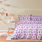 Постельное белье Delta ранфорс Iris Home лиловое - Фото №3