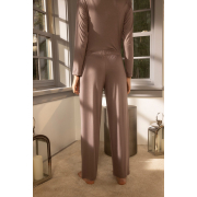 Штани піжамні Baily vizon Penelope темно-бежевий - Фото №4