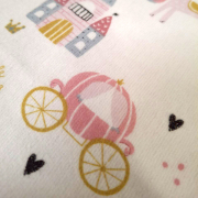 Комплект постільної білизни дитячий зимовий Princess SoundSleep фланель білий - Фото №5