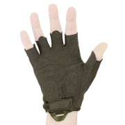 Рукавички тактичні безпалі 2E зелені - Фото №3
