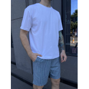 Костюм чоловічий літній лляний Cosy сіро-блакитний - Фото №4