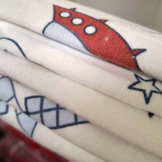 Комплект постільної білизни дитячий зимовий Space SoundSleep фланель білий - Фото №8