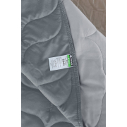 Покривало декоративне двостороннє Tahiti темно-сірий-світло-сірий Sonex - Фото №7