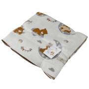 Плед дитячий в'язаний Тедді на місяці Прованс - Фото №4