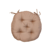 Кругла подушка на стілець Фібра Прованс тауп 041695 - Фото №5