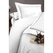 Постільна білизна сатин-люкс Novel line beyaz First choice - Фото №3