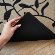 Коврик Лен принт ветка DarianA - Фото №3