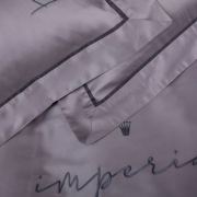 Постільна білизна Imperial Tencel 06 Gray MirSon з вишивкою - Фото №5