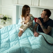 Ковдра шовкова демісезонна 1388 Valentino MirSon - Фото №5