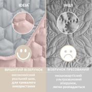 Покривало стьобане двостороннє Silhouette Ideia м'ята - Фото №6