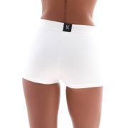 Боксери жіночі бавовняний рубчик German Volf 25085 молочні - Фото №4